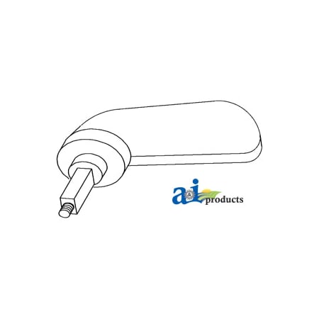 A & I Products Bonnet Handle 3" x5" x1" A-D6NN16N644A